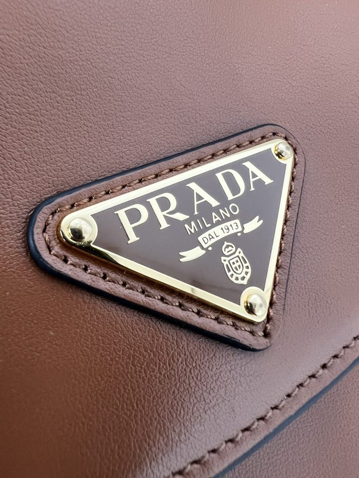 Leather Shoulder Bag“25*5.5CM”-089=