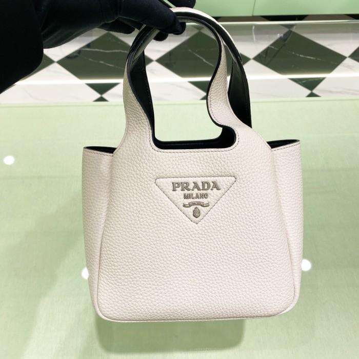 Medium Leather Tote Bag“18*15.5*10CM”-089=