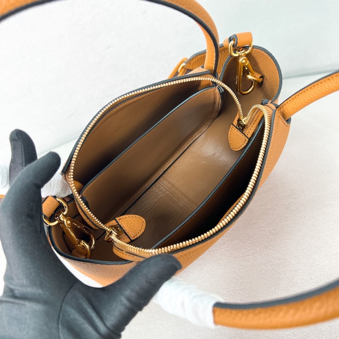 Small Leather Bag“23*21*10CM”-0821=
