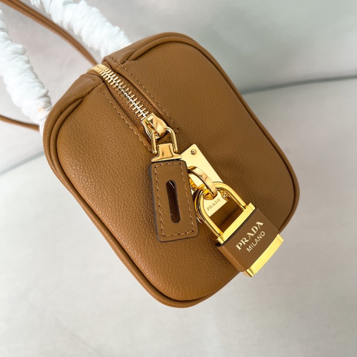 Leather Top-Handle Bag With Padlock“29*12.5*8CM”-0801=