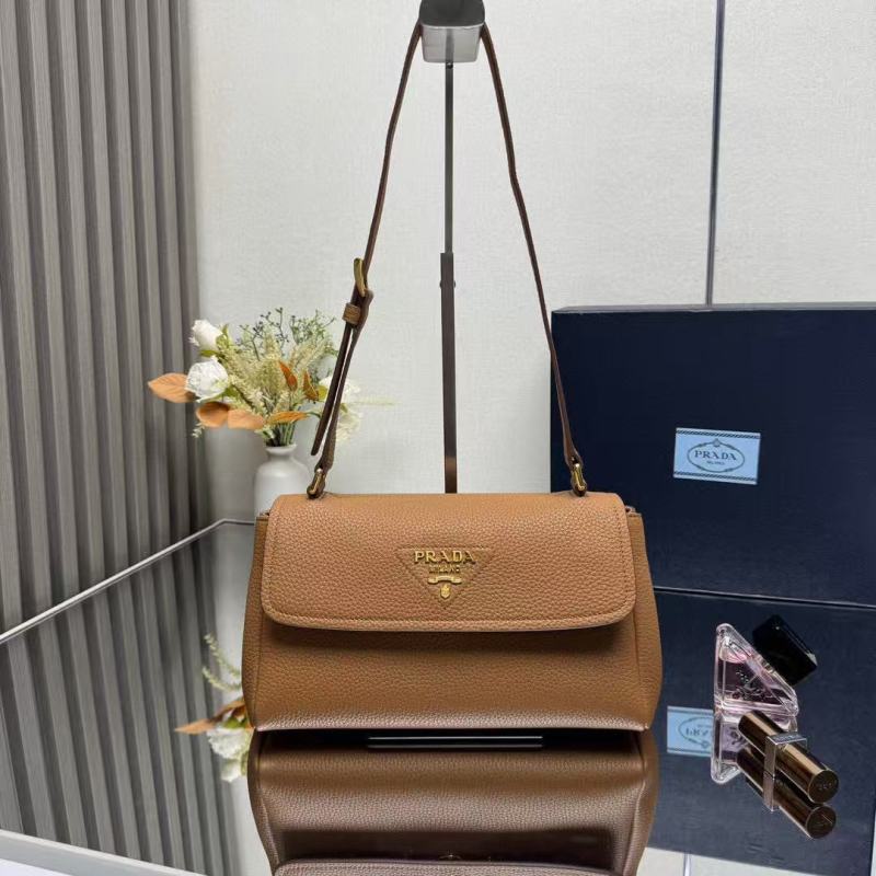 Soft Sound Small Leather Shoulder Bag“26*14*9.8CM”-057=