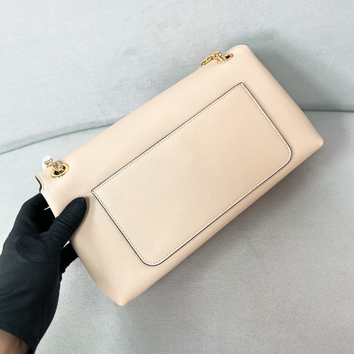 Doux Medium Leather Shoulder Bag“29*16*9.5CM”-0811=