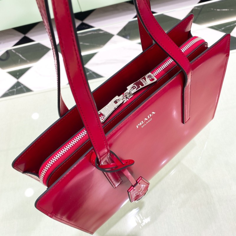 Re-Edition 1995 Brushed-Leather Handbag“30*21*8CM”-088=