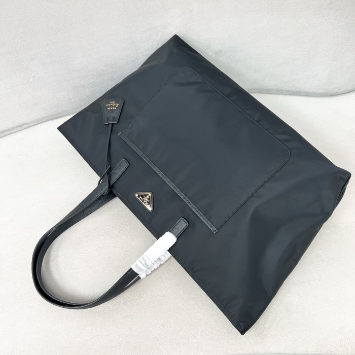 Re-Edition 1978 Large Re-Nylon And Saffiano Leather Tote Bag“43*31*15CM”-087=