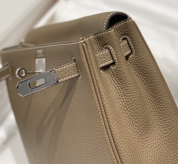 Kelly Ado“22*9*23CM”Togo Leather -0551=