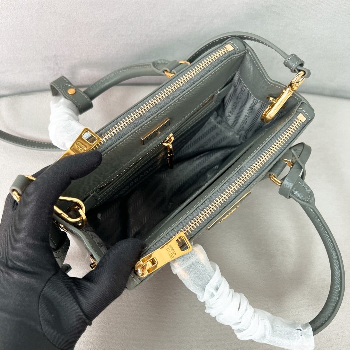 Galleria Saffiano leather mini-bag“21*12.5*8.5CM”-0011=