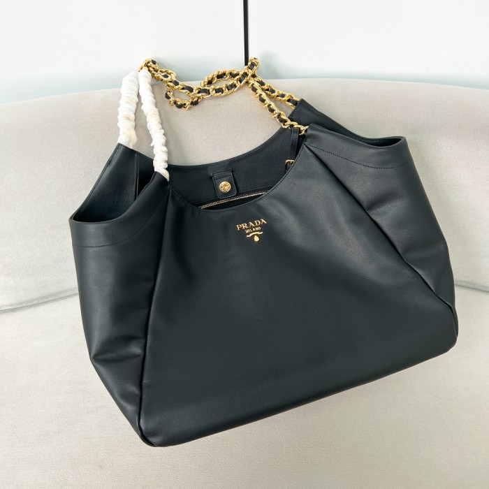 Soft Calf Chain Tote Bag“39*29*19CM”-0821=