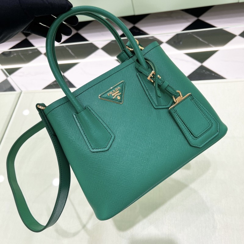 Double Saffiano Leather Bag “25*18.5*12.5CM”-0811=