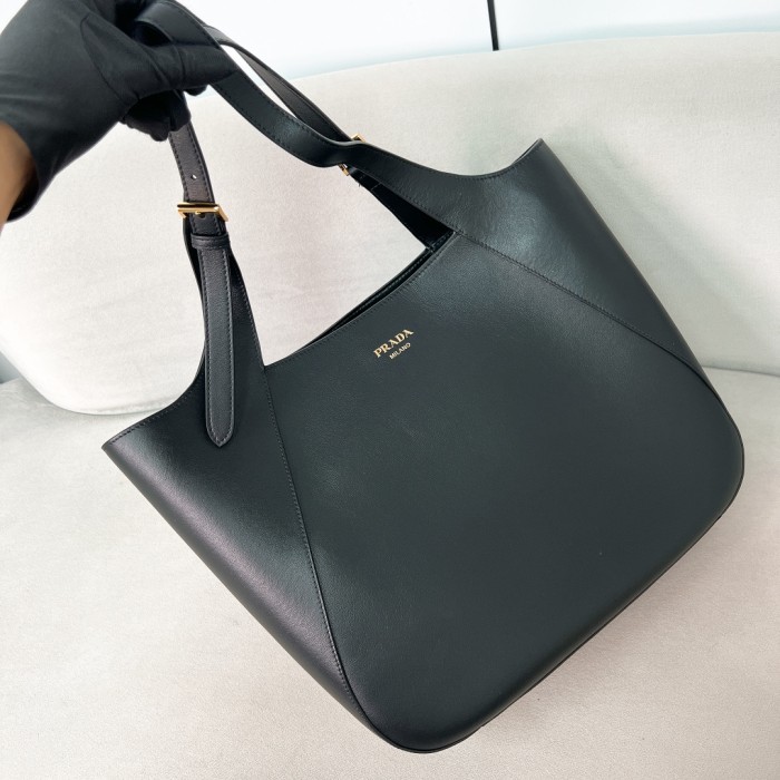 Large Leather Tote Bag“37*33*9CM”-0831=