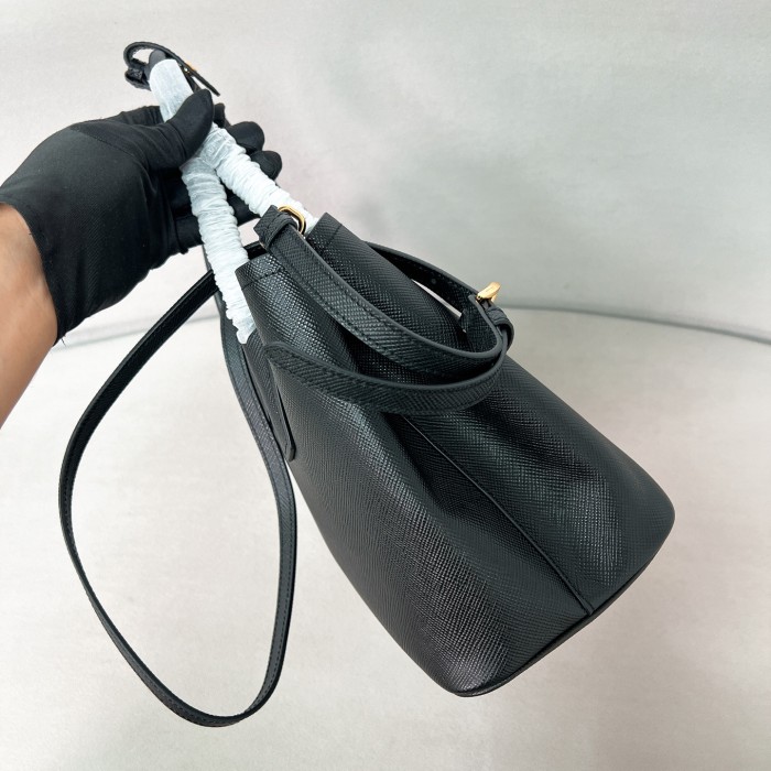 Double Saffiano leather bag“31*23*14CM”-0821=