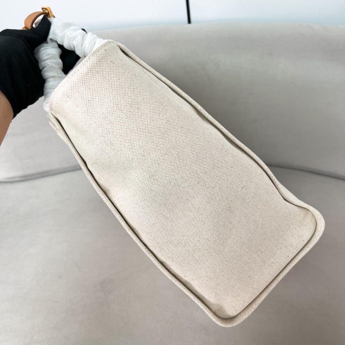 Linen Blend Tote Bag“39*31*17CM”-089=