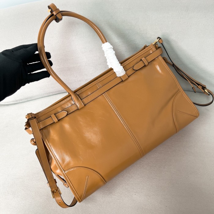 Bonnie large leather handbag“38*30*12CM”-0821=