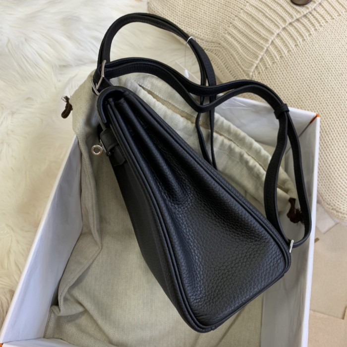 Kelly Ado“22*9*23CM”Togo Leather -0551=
