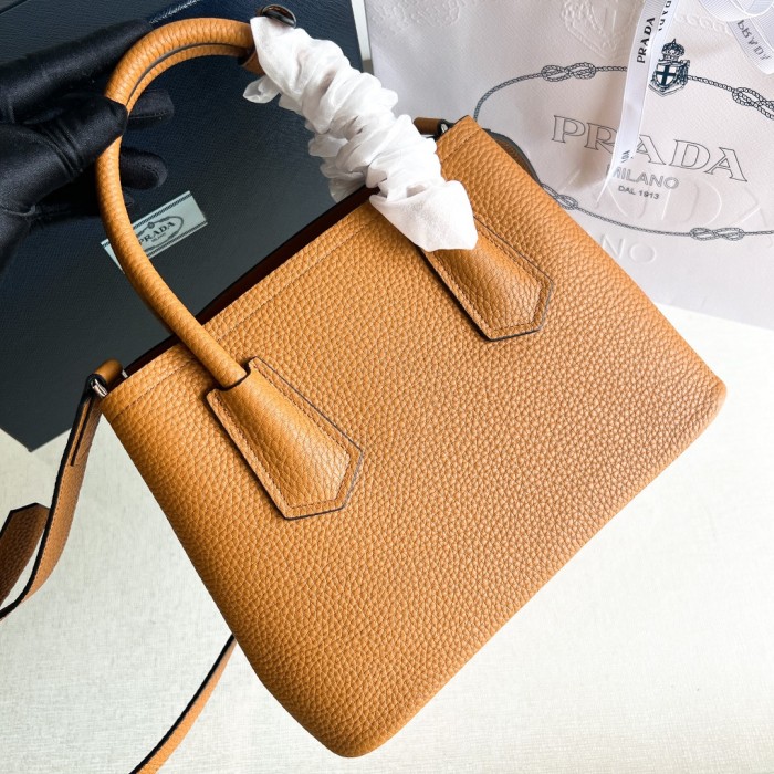 Double Saffiano Leather Bag “25*18.5*12.5CM”-0811=