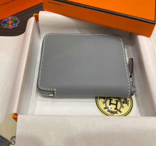 Silk'In Compact Wallet Epsom“11.5*2*9.5CM”-035=