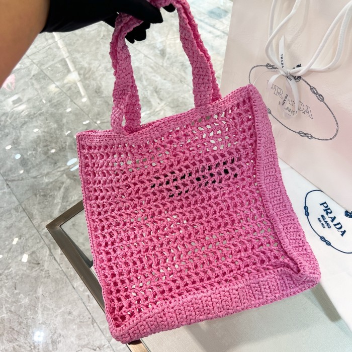 Crochet Tote Bag“38*36*3CM”-088=
