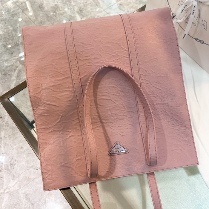 Logo-Plaque Tote Bag“39*36*13CM”-0051=