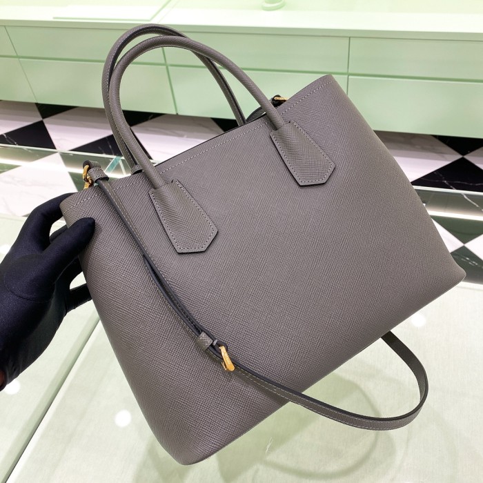 Double Saffiano leather bag“33*25*14.5CM”-0031=