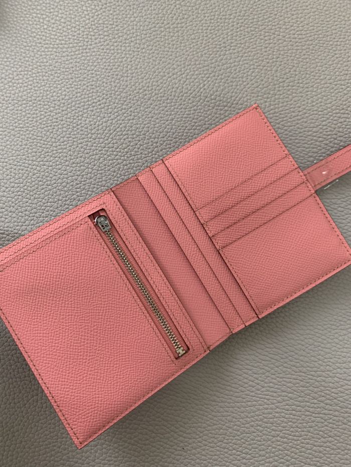 Bearn Compact wallet Epsom Leather “12*9.5*0.4CM”-053=