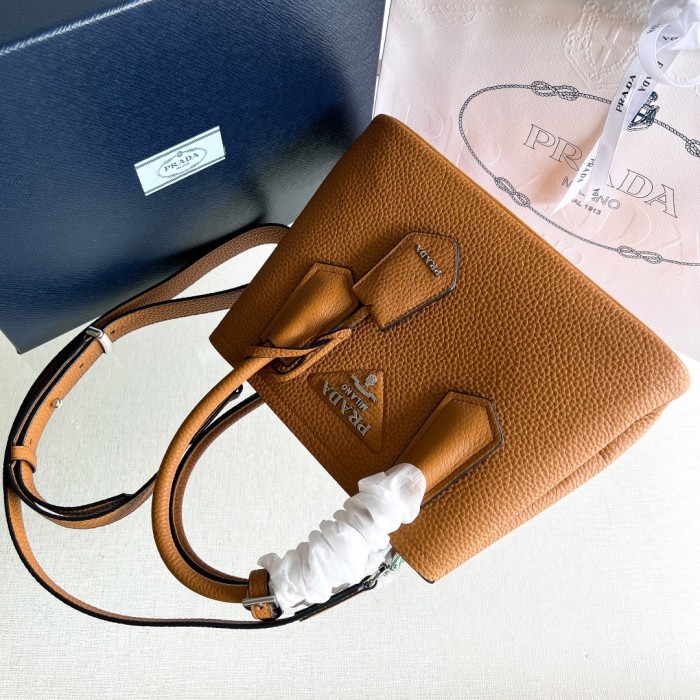 Double Saffiano Leather Bag “25*18.5*12.5CM”-0811=