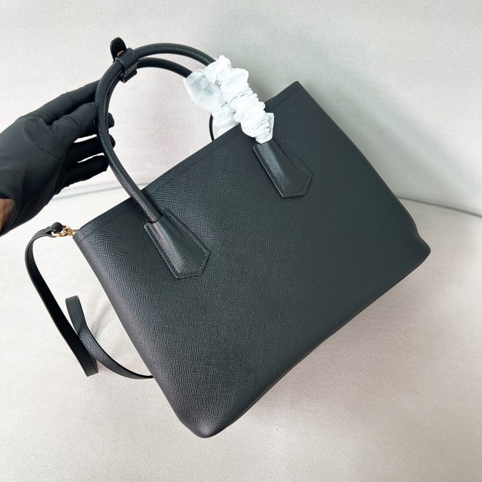 Double Saffiano leather bag“33*25*14.5CM”-0031=
