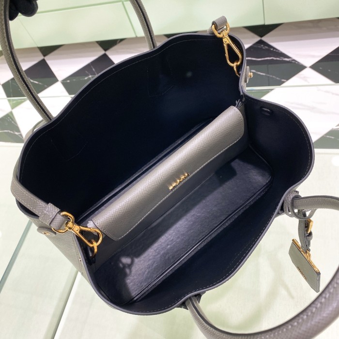 Double Saffiano leather bag“33*25*14.5CM”-0031=