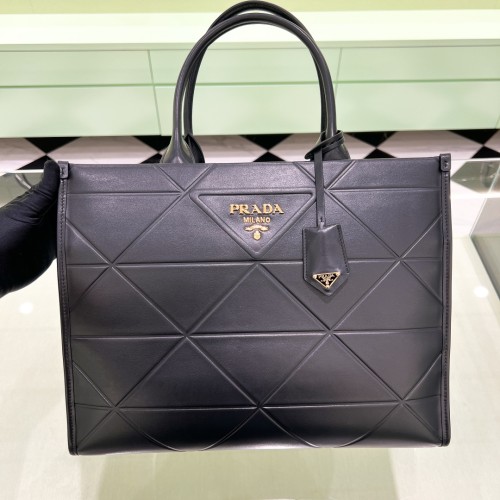 Medium Leather Symbole Bag With Topstitching“39*31*11.5CM”-0021=