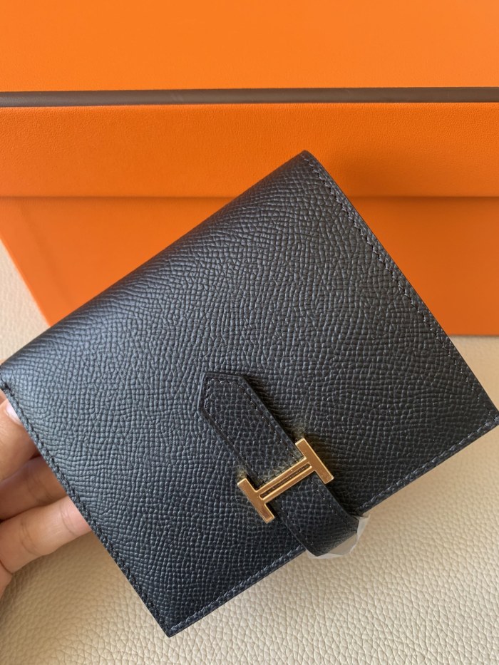 Bearn Compact Wallet Epsom Leather“10*12CM”-053