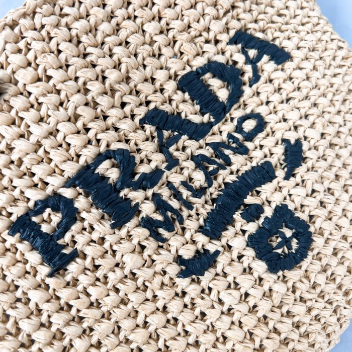 Crochet Tote Bag“24*24*8CM”-089=