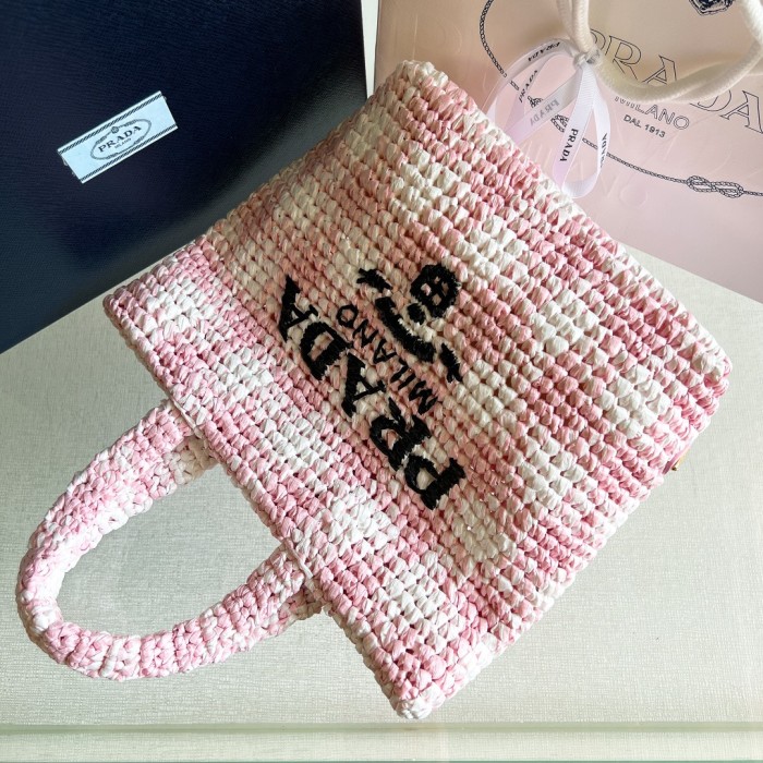 Crochet Tote Bag“24*24*8CM”-089=
