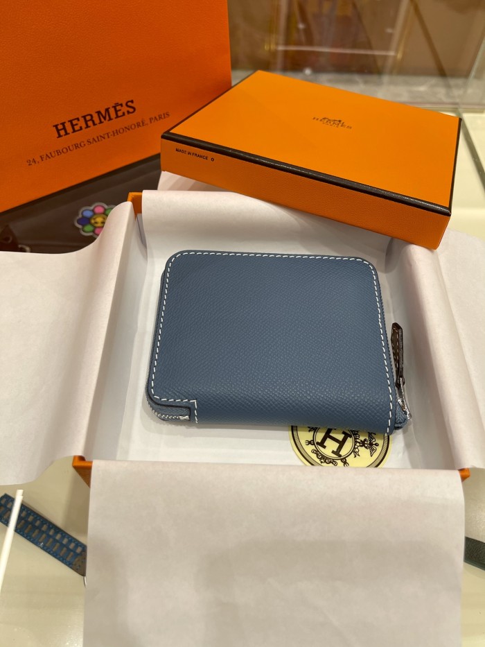 Silk'In Compact Wallet Epsom“11.5*2*9.5CM”-035=