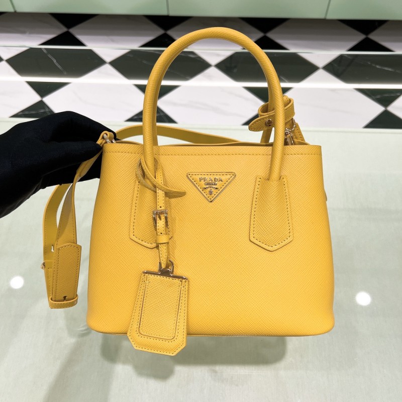 Double Saffiano Leather Bag “25*18.5*12.5CM”-0811=