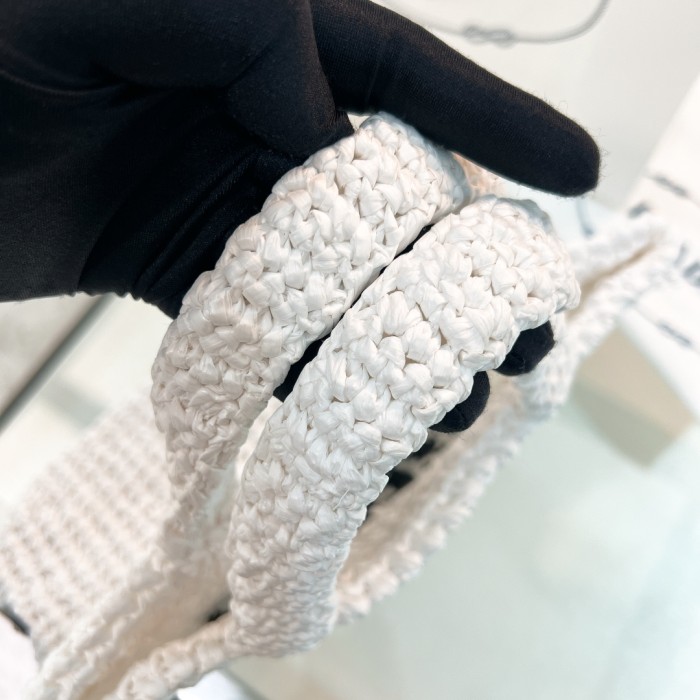 Crochet Tote Bag“24*24*8CM”-089=