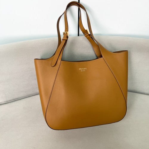 Large Leather Tote Bag“37*33*9CM”-0831=