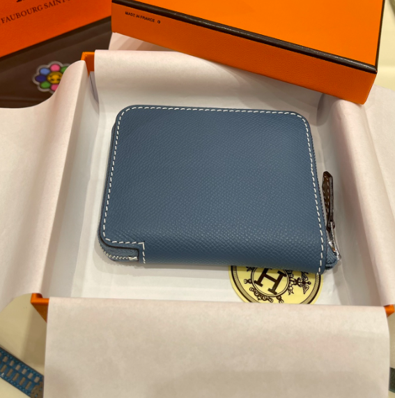 Silk'In Compact Wallet Epsom“11.5*2*9.5CM”-035=