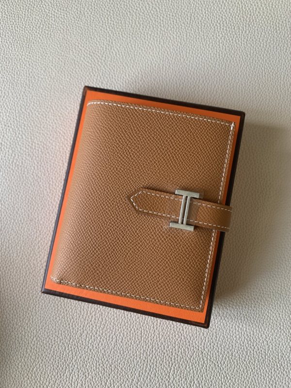 Bearn Compact Wallet Epsom Leather“10*12CM”-053=