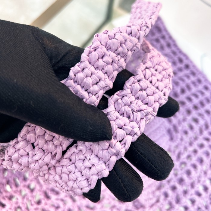Crochet Tote Bag“38*36*3CM”-088=