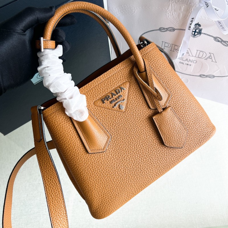 Double Saffiano Leather Bag “25*18.5*12.5CM”-0811=