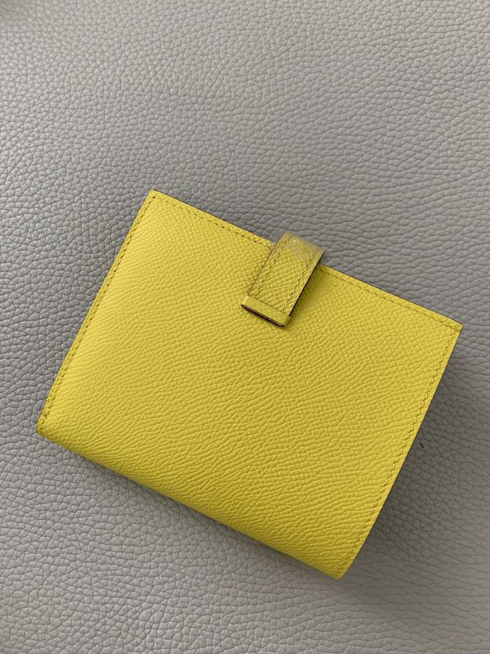 Bearn Compact Wallet Epsom Leather“10*12CM” -053=