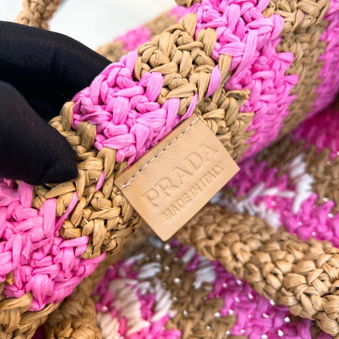 Crochet Tote Bag“24*24*8CM”-089=