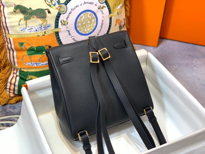 Kelly Ado“22*9*23CM”Togo Leather -0551=