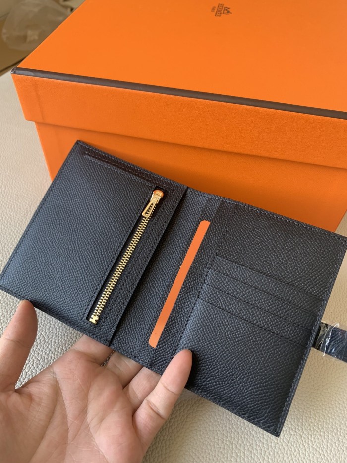 Bearn Compact Wallet Epsom Leather“10*12CM”-053