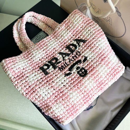 Crochet Tote Bag“24*24*8CM”-089=