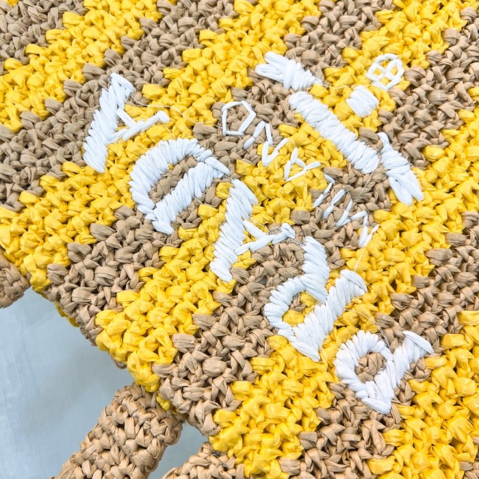 Crochet Tote Bag“24*24*8CM”-089=