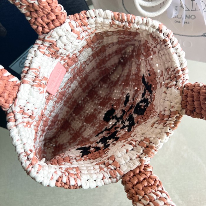 Crochet Tote Bag“24*24*8CM”-089=