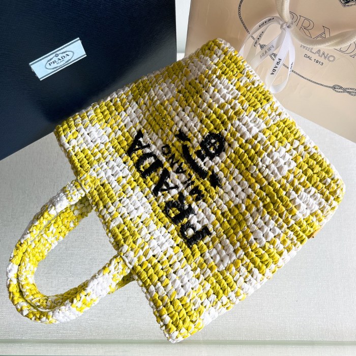 Crochet Tote Bag“24*24*8CM”-089=