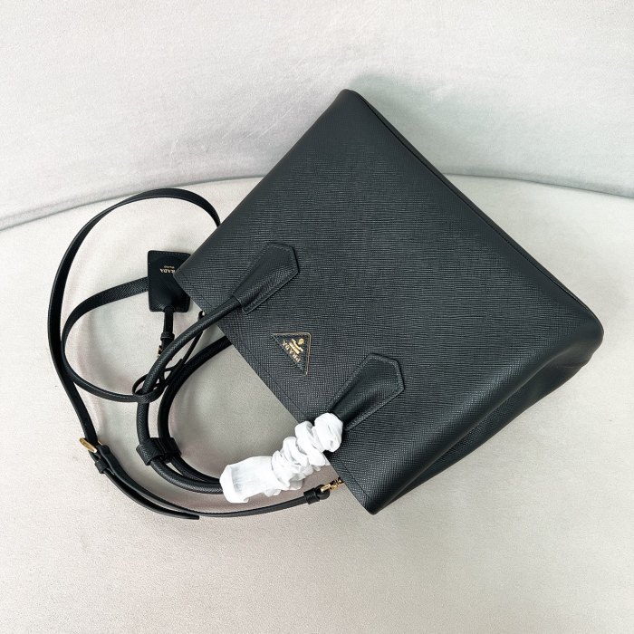 Double Saffiano leather bag“33*25*14.5CM”-0031=