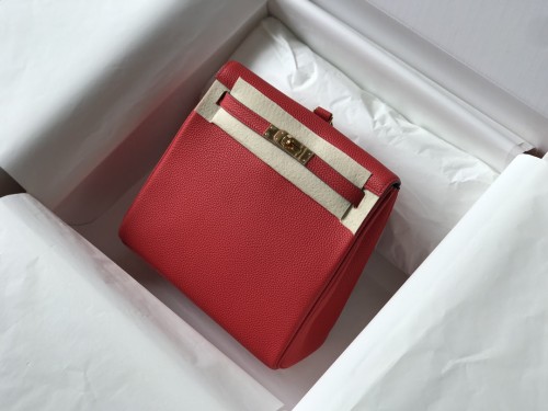 Kelly Ado“22*9*23CM”Togo Leather -0551=