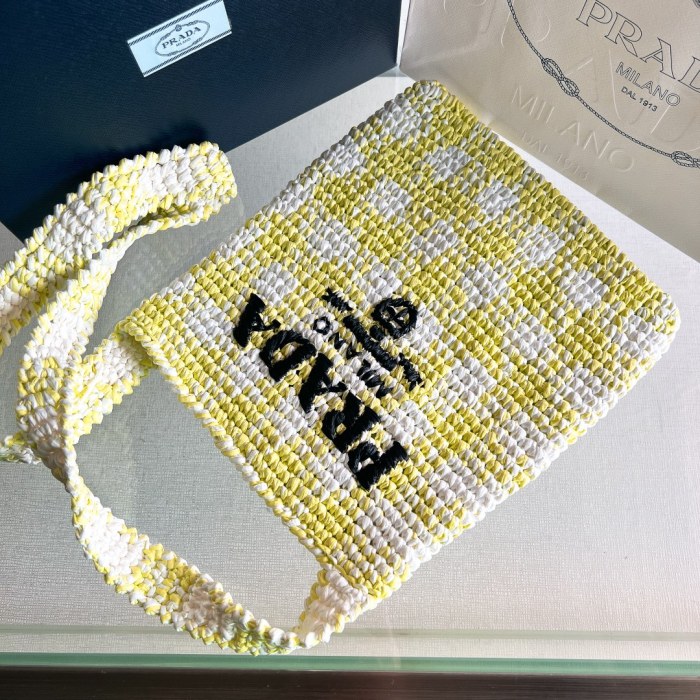 Crochet Tote Bag“29*26CM”-058=