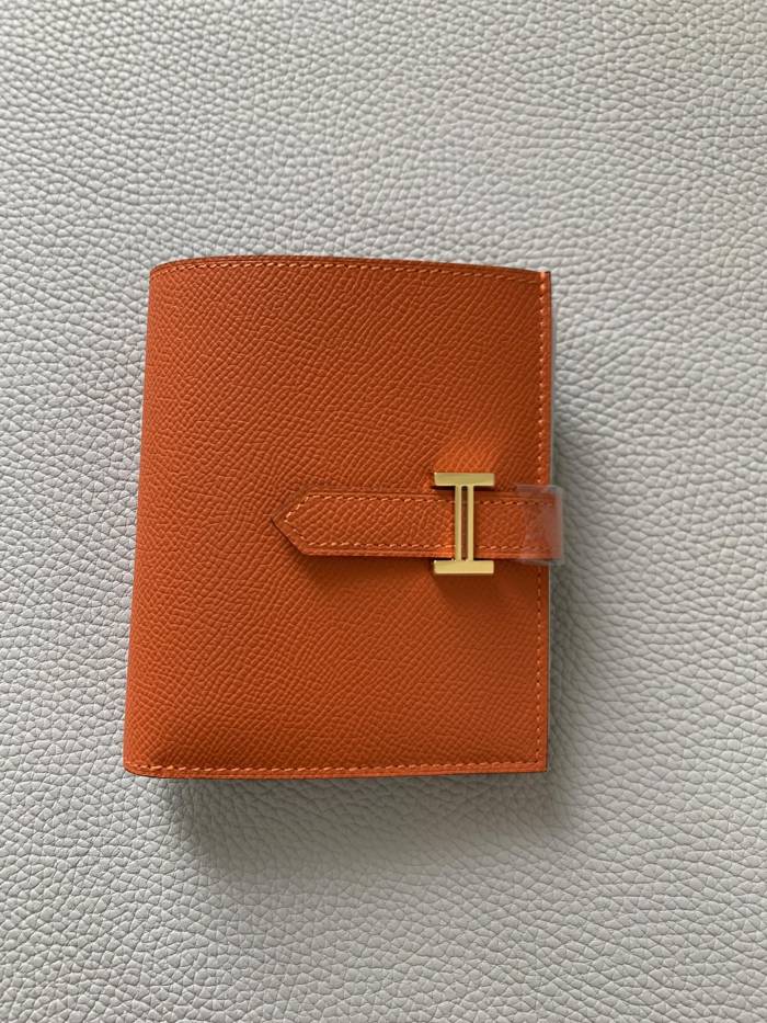 Bearn Compact wallet Epsom Leather “12*9.5*0.4CM”-053=